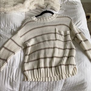 American Eagle Striped Sweater
